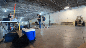 A Timelapse showing the Reach Team setting up at TE 24-3